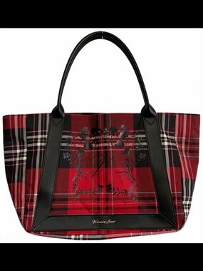Victoria’s Secret Plaid Print Open Tote